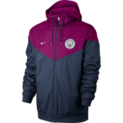 2018-19 Manchester City Black Windbreaker Jacket