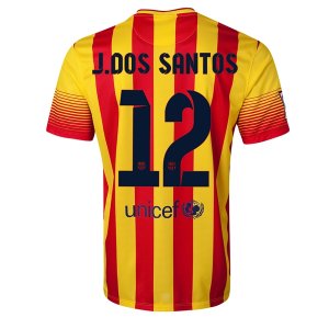 13-14 Barcelona #12 J.DOS SANTOS Away Soccer Jersey Shirt 13-14 Barcelona #12 J.DOS SANTOS Away Soccer Jersey Shirt