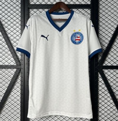 2025-26 Esporte Clube Bahia Home Soccer Jersey Shirt