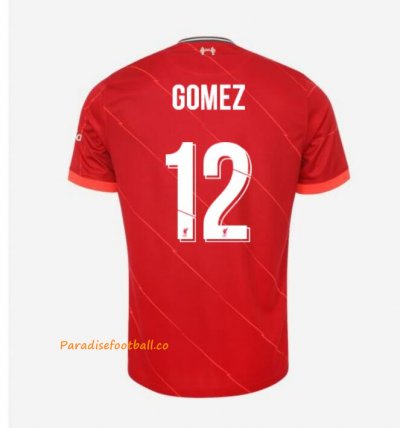 2021-22 Liverpool Cup Home Soccer Jersey Shirt with GOMEZ 12 printing