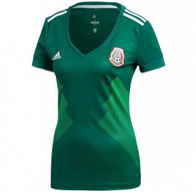 2018 World Cup Mexico Home Women's Soccer Jersey