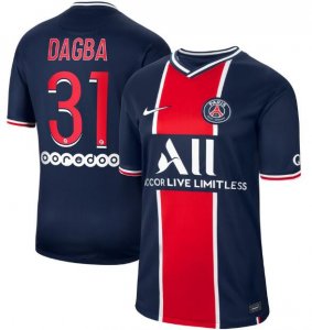 2020-21 PSG Home Soccer Jersey Shirt Dagba 31