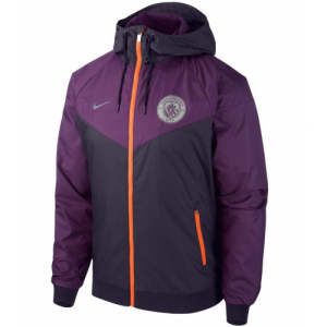 18-19 Manchester City Purple Windbreaker Jacket