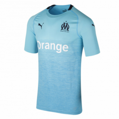 2018-19 Olympique Marseille Third Away Blue Soccer Jersey Shirt