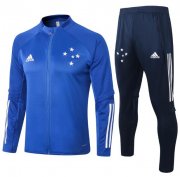 2020-21 Cruzeiro Blue Training Suits Jacket with Trousers
