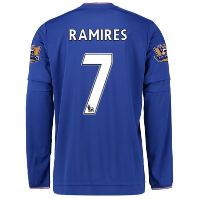 2015-16 Chelsea RAMIRES #7 LS Home Soccer Jersey