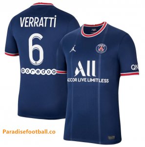 2021-22 Maillot PSG Domicile Soccer Jersey Shirt Verratti 6