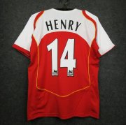 2004-05 Arsenal Retro Home Soccer Jersey Shirt Henry #14