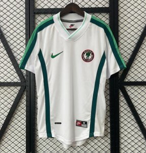 1998 Nigeria Retro Away Soccer Jersey Shirt