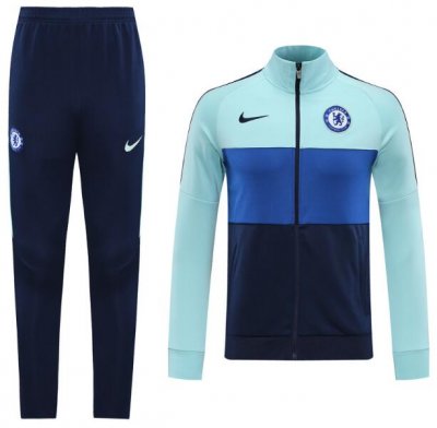 2020-21 Chelsea Light Blue Jacket Training Suits with Pants