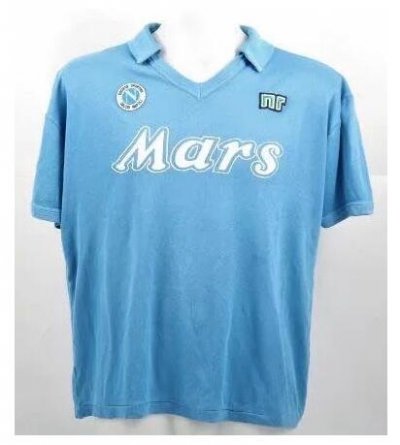 1988-89 Napoli Retro Home Soccer Jersey Shirt