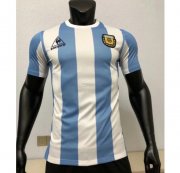 1986 Argentina Retro Home Soccer Jersey Shirt Player Version