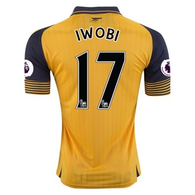 Arsenal 2016-17 17 IWOBI Away Soccer Jersey