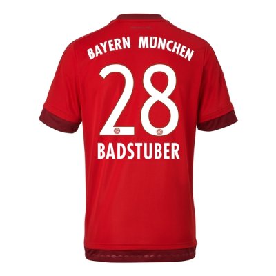 2015-16 Bayern Munich BADTUBER 28 Home Soccer Jersey