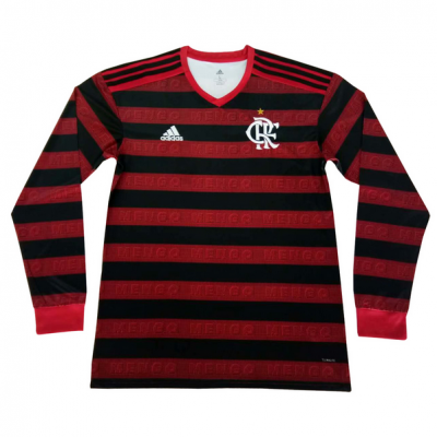 2019-20 FC Flamengo LS Home Soccer Jersey Shirt