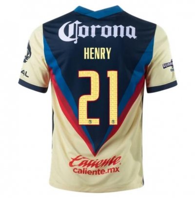2020-21 Club America Home Soccer Jersey Shirt HENRY MARTÍN #21