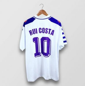 1998-99 Fiorentina Retro Away Soccer Jersey Shirt Rui Costa #10