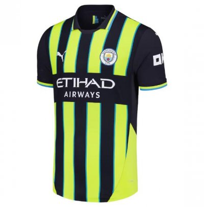 2024-25 Manchester City Away Soccer Jersey Shirt Player Version