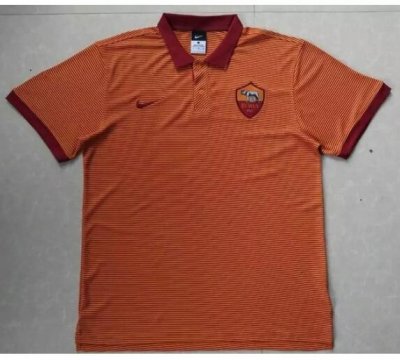 2016-17 Roma Orange Polo Shirt