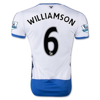 2015-16 Newcastle United WILLIAMSON 6 Home Soccer Jersey