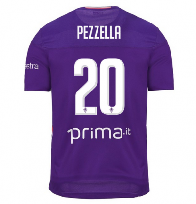 2019-20 Fiorentina Home Soccer Jersey Shirt PEZZELLA #20