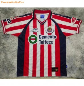 1999-2000 Chivas C.D. Guadalajara Retro Home Soccer Jersey Shirt