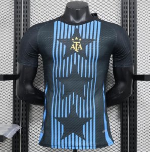 2024-25 Argentina Black Blue Stars Special Soccer Jersey Shirt Player Version