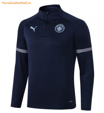 2021-22 Manchester City Royal Blue Training Sweatshirt
