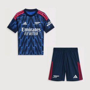 2025-26 Arsenal Away Kids Soccer Kits Shirt With Shorts