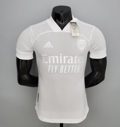 2021-22 Arsenal Whiteout Special Soccer Jersey Shirt Player Version