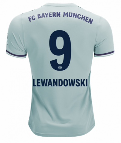 2018-19 Bayern Munich Away Soccer Jersey Shirt Lewandowski #9