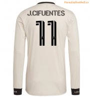2021-22 Los Angeles FC Away Long Sleeve Soccer Jersey Shirt JOSE CIFUENTES #11