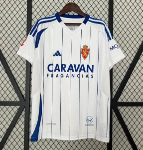 2024-25 Real Zaragoza Home Soccer Jersey Shirt