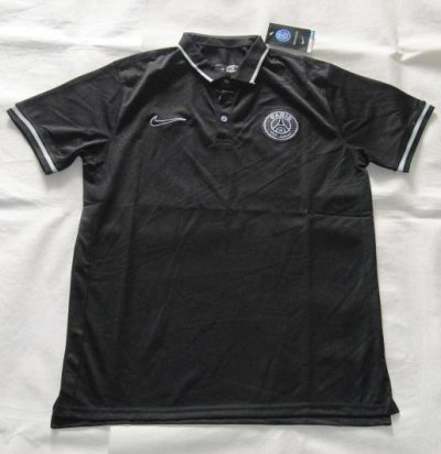2016-17 PSG Black Polo Shirt