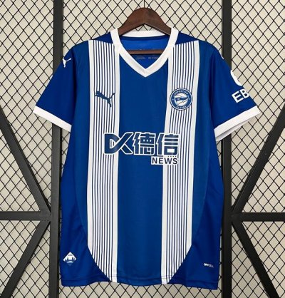 2024-25 Deportivo Alavés Home Soccer Jersey Shirt