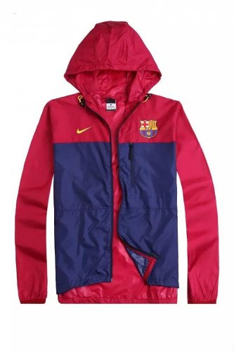 2015-16 Barcelona Red Windbreaker Jacket