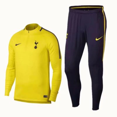 2017-18 Tottenham Hotspur Yellow Sweater Tracksuit