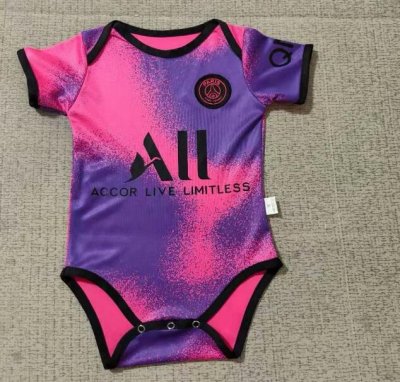 2020-21 PSG Fourth Away Infant Soccer Jersey Kit