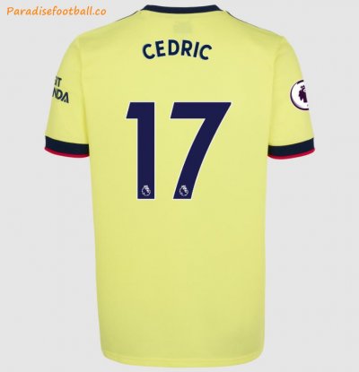 2021-22 Arsenal Away Soccer Jersey Shirt with Cédric Soares 17 printing