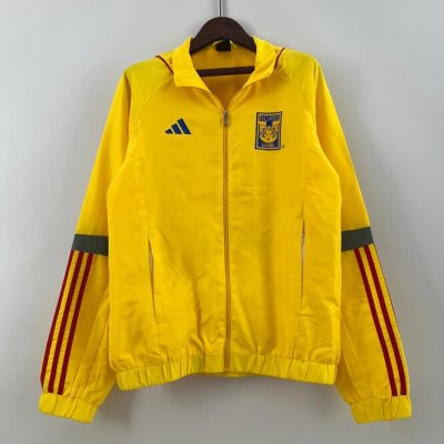 2023-24 Tigres Yellow Windbreaker Jacket