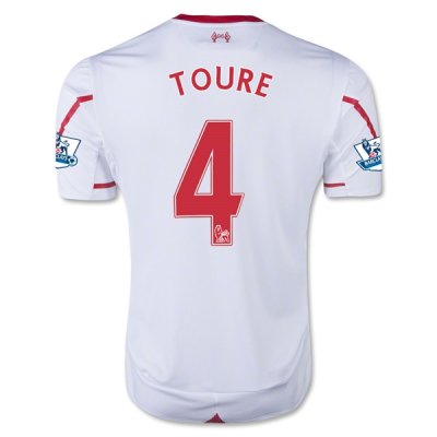 2015-16 Liverpool TOURE #4 Away Soccer Jersey