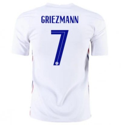 2020 Euro France Away Soccer Jersey Shirt ANTOINE GRIEZMANN #7