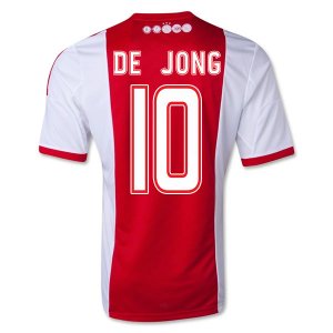 13-14 Ajax #10 De Jong Home Soccer Jersey Shirt 13-14 Ajax #10 De Jong Home Soccer Jersey Shirt