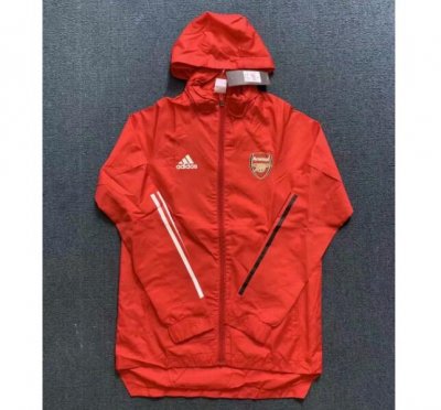 2020-21 Arsenal Red Windbreaker Jacket