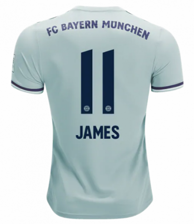 2018-19 Bayern Munich Away Soccer Jersey Shirt James Rodriguez #11