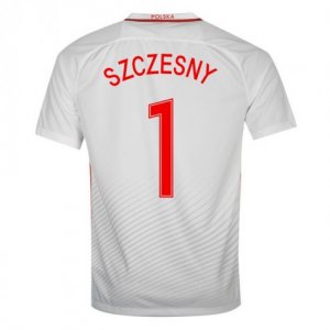 2016 Poland Szczesny 1 Home Soccer Jersey