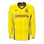 13-14 Borussia Dortmund Home Long Sleeve Jersey Shirt