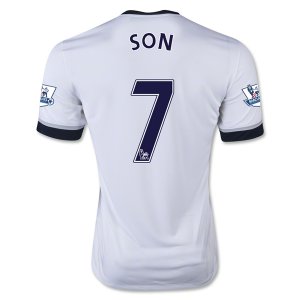 2015-16 Tottenham Hotspur SON #7 Home Soccer Jersey
