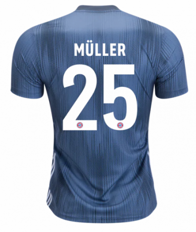 2018-19 Bayern Munich Third Soccer Jersey Shirt Thomas Muller #25