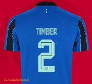 2021-22 Ajax Away Soccer Jersey Shirt with Timber 2 printing